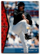 1995 SP JIM ABBOTT CHICAGO WHITE SOX #142