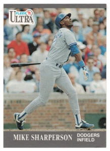Mike Sharperson - Los Angeles Dodgers (MLB) 1991 Fleer Ultra Baseball # 170 MT - Picture 1 of 1