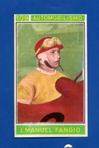 FIGURINA PANINI CAMPIONI DELLO SPORT 1967/68 #109 J.MANUEL FANGIO ROOKIE NEW - Imagen 1 de 2
