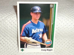 CRAIG BIGGIO --1989 UPPER DECK-- ROOKIE CARD--#273--NM/MINT--L@@K - Bild 1 von 1