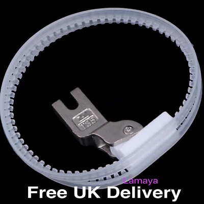 Sewing Machine Double Ring Roller Foot Presser Industrial Leather PVC Fabric - Image 1 of 3