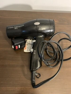 Secador de pelo Vidal Sassoon 1875 negro modelo VSDR5524 secador de pelo probado Helen Of  Foto 1 de 4