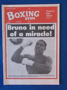 Boxing News Magazine - 24/2/89 - Frank Bruno Cover  - Picture 1 of 4