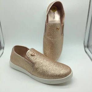 Neu Other Michael Kors FARRYN Glitzer Slipper Turnschuhe Damenschuhe Gold Gr. 5 - Bild 1 von 7