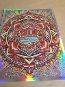 311 Official Gig Print Poster Dallas Texas 2019 Toyota NC Winters Edition of 45 - Picture 1 of 7