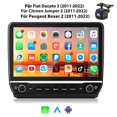 10,1" Android 13.0 Für Fiat Ducato 2006-2023 Autoradio Navi Apple CarPlay 4+64GB - Bild 1 von 4