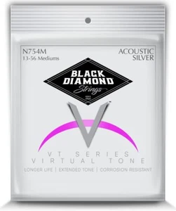 Black Diamond Saiten N754M Akustik Silber umwickelt Medium - Bild 1 von 1