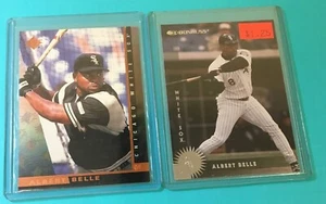 ALBERT BELLE 2 CARD LOT 1997 DONRUSS #289 1997 UPPER DECK SP #45 WHTE SOX - Picture 1 of 1