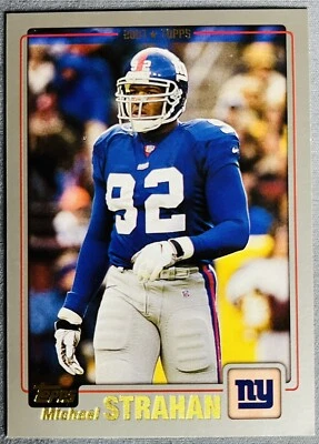 2001 Topps #112 Michael Strahan Giants - Image 1 of 2