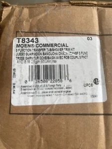 Moen T8343 kommerzielles Posi-Temp 3 Funktionen Transfer Badewanne/Dusche Trim Kit, 2,5 G - Bild 1 von 5
