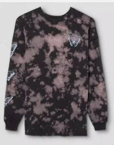 Long Sleeve Oversized "Be the Good" T-Shirt - Wild Fable, Purple Tie Dye, Medium - Picture 1 of 1