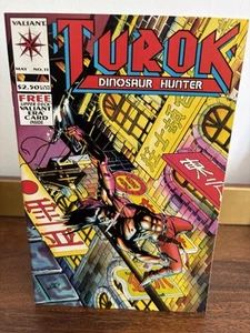 Turok Dinosaur Hunter #11 Complete With Card Valiant Comics 1994. Bag & Board. E - Imagen 1 de 2
