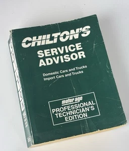 Chiltons Service Advisor Professional Technicians Edition 1985-1994 - Imagen 1 de 2