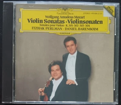 Itzhak Perlman, Daniel Barenboim – Mozart Violin Sonata - 1984 CD and cover VG+ - Image 1 of 3