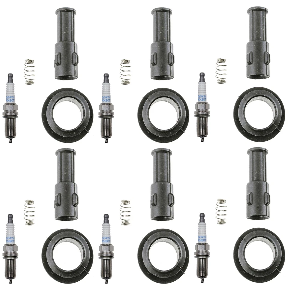 Kit de 6 botas bobinas de bujía Denso 6 Platinum TT para Cadillac SRX STS Saab 9-3 V6 Foto 1 de 1