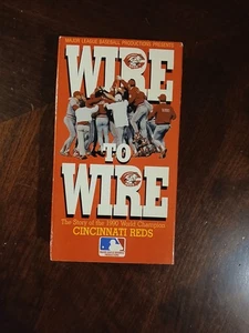 CINCINNATI REDS "WIRE TO WIRE" WORLD SERIES VHS TAPE - Picture 1 of 4