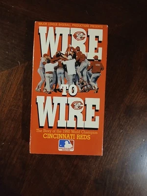 CINCINNATI REDS "WIRE TO WIRE" WORLD SERIES VHS TAPE - Image 1 of 4