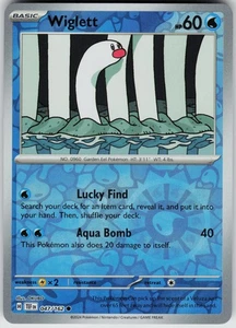 Pokemon Wiglett 047/162 SV05: Temporal Forces NM Reverse Holo card - Picture 1 of 2