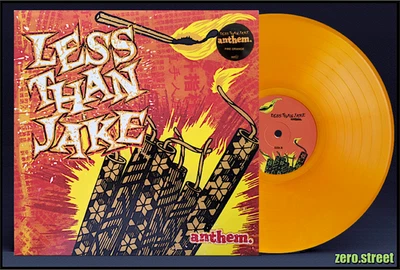 LESS THAN JAKE Anthem LP on ORANGE VINYL New SEALED - Image 1 of 3