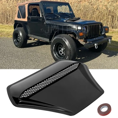 Cubierta de moldura de capó de admisión de flujo de aire para automóvil Jeep Wrangler TJ JK Foto 1 de 4