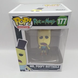 Funko POP! Animation Rick and Morty Mr. Poopy Butthole #177 Vinyl Figure In Box - Picture 1 of 12