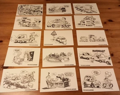 x15 Vintage Travelwise Postcard Collection, Pristine, unused - Image 1 of 4