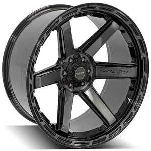 Black Wheel Brushed Face 24x12 for 2007-14 Toyota FJ Cruiser by 4PLAY - RVO4217 - Picture 1 of 3