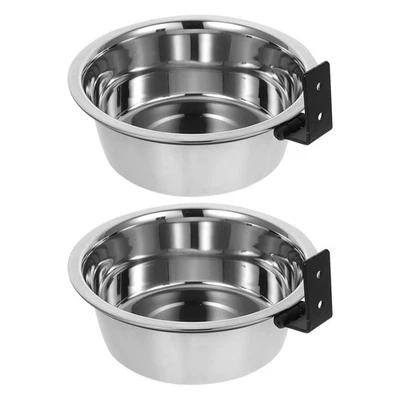  2 Sets Ciotola Rialzata Per Cani Cuccioli Alimenti Animali Domestici - Immagine 1 di 4