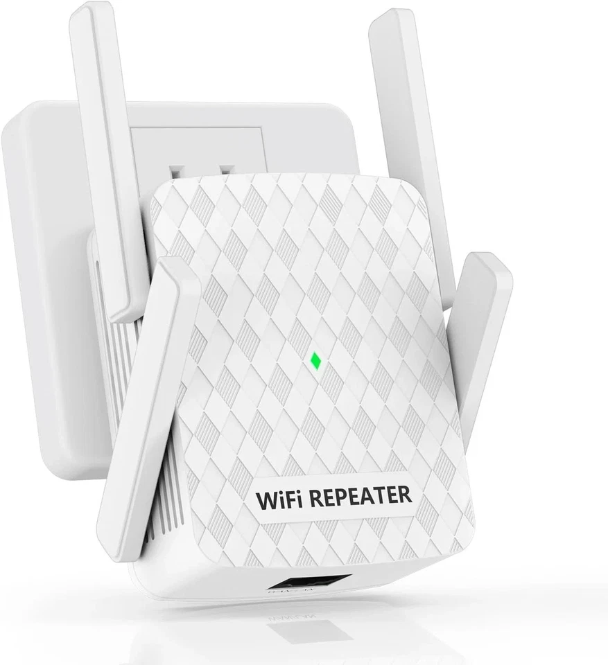 Amplificador de sinal extensor WiFi, repetidor sem fio de internet para casa, 10000 pés quadrados - Imagem 1 de 1