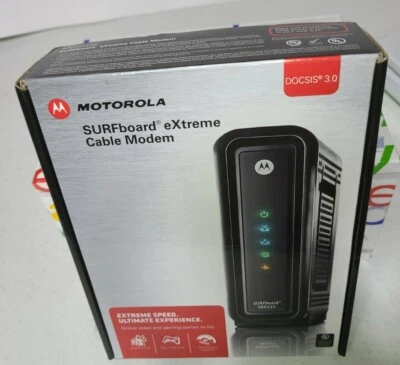 Motorola SURFboard eXtreme Cable Modem SB6121 DOCSIS 3.0  - Image 1 of 4