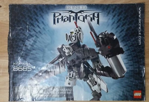 DE COLECCIÓN 2003 LEGO BIONICLE PHANTOKA KOPAKA 8695 SOLO FOLLETO DE INSTRUCCIONES - Imagen 1 de 4
