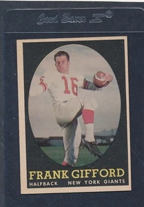 1958 Topps #073 Frank Gifford Giants EX 58T73-42216-1 - Picture 1 of 1