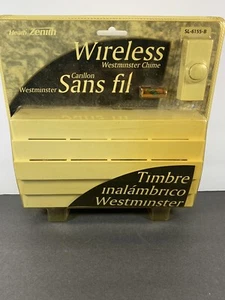 Heath Zenith Vintage SL-6155-B Wireless Entry Chime Westminster Up-to 150 Ft - Picture 1 of 6