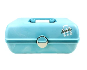 Vtg 90s CABOODLES 2-Tier Makeup Case w/ Mirror & Extra Tray. Model 2620 VGC - Picture 1 of 10