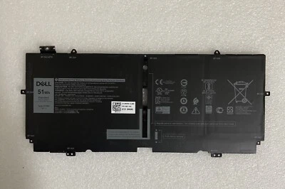 Batería para computadora portátil Dell XPS 13 7390 4 celdas 51 Wh 7,6 V NN6M8 52TWH S1LB6 grado B leer Foto 1 de 4