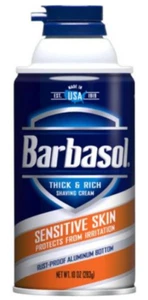 Espuma de afeitar BARBASOL 'Sensitive Skin' Thick & Rich 283 gr original de EE. UU. - Imagen 1 de 1