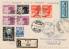 Erstflug 30.4.1935  Wien - Beograd - NISCH