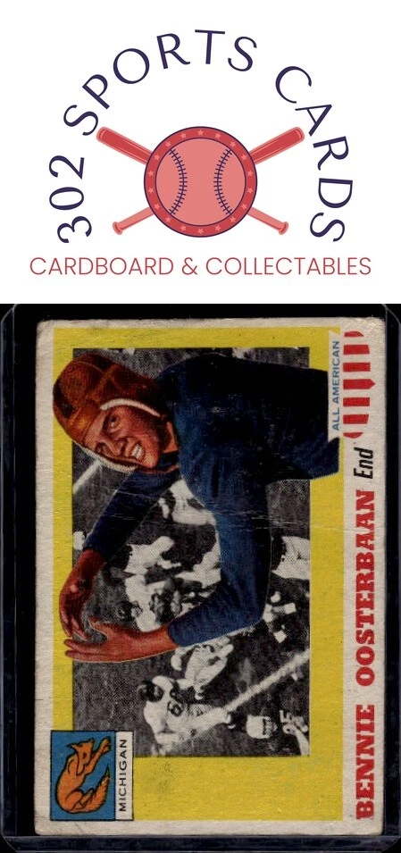 1955 Topps All-American #80 Bennie Oosterbaan - Image 1 of 2