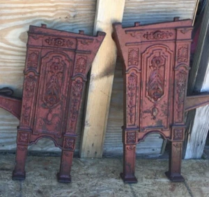 Asiento de teatro de hierro fundido de colección Art Deco de Nueva York - Imagen 1 de 2