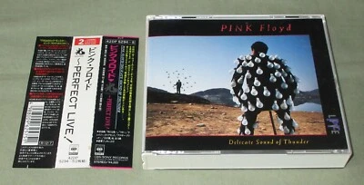 $0 ship! PROMO! PINK FLOYD Japan 2 x CD DELICATE SOUND OF THUNDER 1988 orig OBI Foto 1 de 4