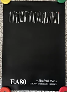 EA 80 + Sleaford Mods 2014 Konzertplakat Tourplakat Poster Tourposter Plakat - Bild 1 von 1