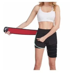 Unisex Hip Brace Thigh Compression Sleeve & Groin Compression Wrap - One Size - Picture 1 of 24