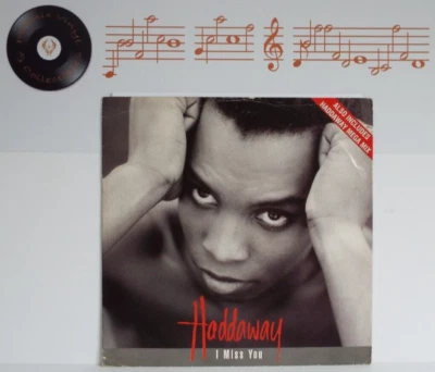 Haddaway I Miss You 12” Single A01 B01 Pressing - VG+ - Image 1 of 3