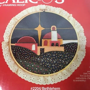 Calic-o's Bethlehem 2204 Designs for the Needle Vtg Applique Kit w/ 10" Hoop NIP - Picture 1 of 6