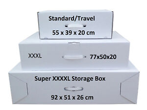 Wedding dress Storage & Travel boxes 3 Sizes. Includes largest box available.