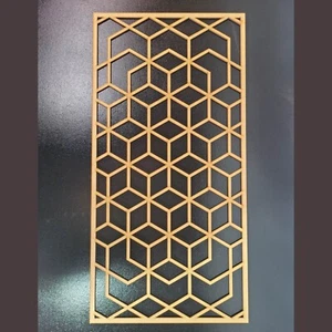 Panel de gabinete de radiador con pantalla divisor decorativa Art Deco 2 pies x 4 pies 3 mm 6 mm 0089 - Imagen 1 de 15