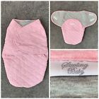 Newborn Baby Pink Quilted Swaddle Blanket