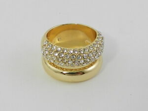  INC International Concepts Gold-Tone Pavé  Ring, 6