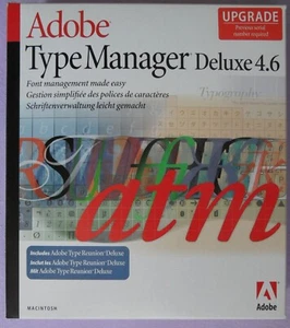 Adobe Type Manager Deluxe 4.6 - ATM - für Macintosh - Bild 1 von 4