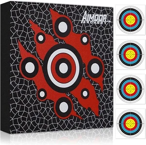 Aimdor Archery Target 20" New AT-500 RE EVA Foam Youth Hunting Practice Square - Picture 1 of 9
